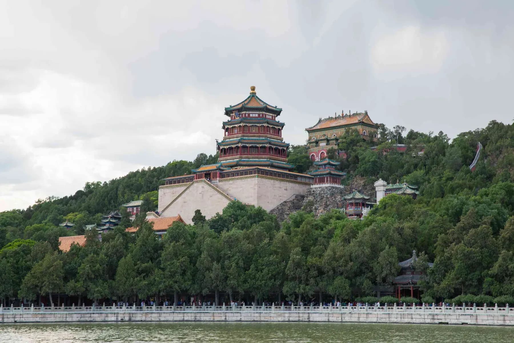 The Summer Palace above Kunming Lake in Beijing on a private China tour